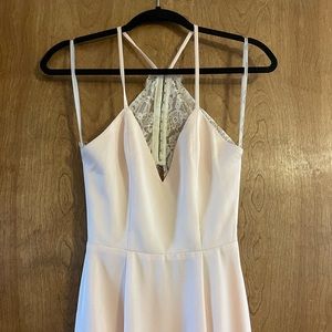 LOVERS + FRIENDS BLUSH FORMAL BRIDESMAID WEDDING DRESS (0)